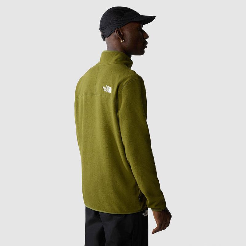 THE NORTH FACE MEN'S 100 GLACIER 1/4 ZIP FLEECE