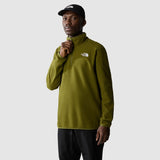 THE NORTH FACE MEN'S 100 GLACIER 1/4 ZIP FLEECE