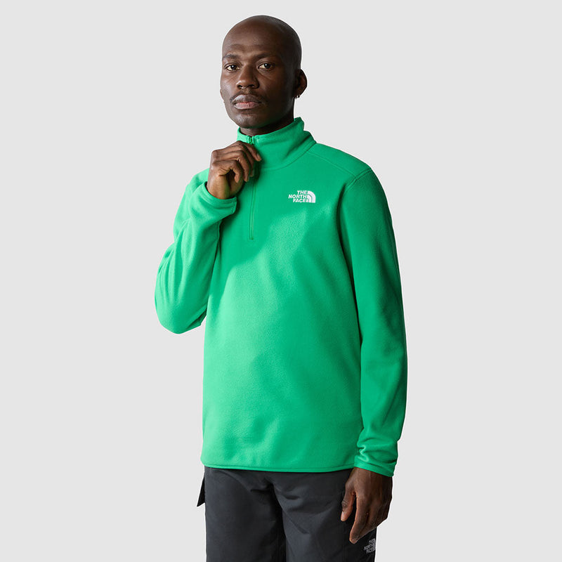 THE NORTH FACE MEN'S 100 GLACIER 1/4 ZIP FLEECE