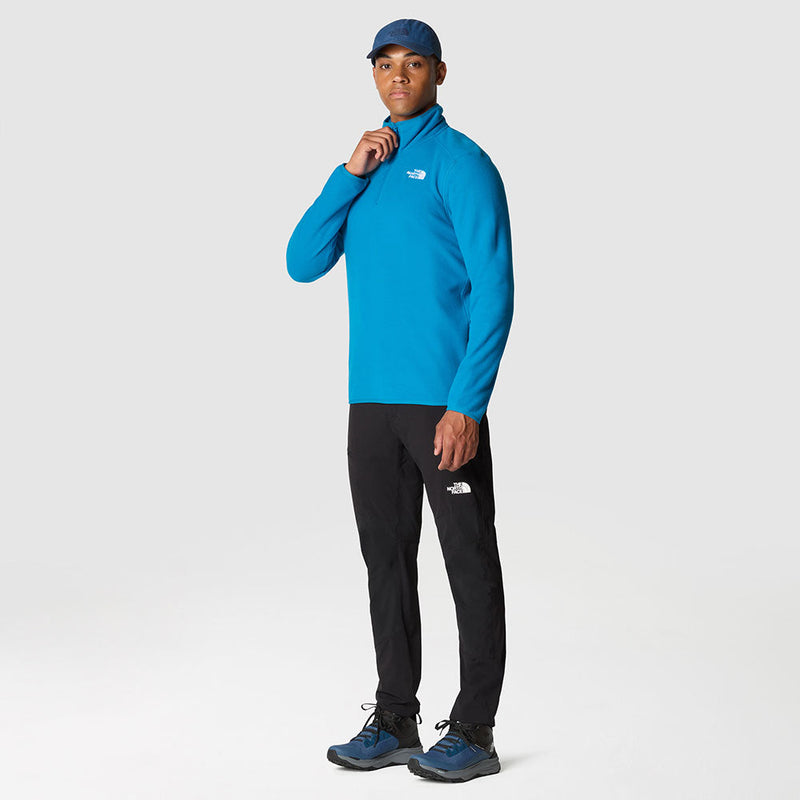 THE NORTH FACE MEN'S 100 GLACIER 1/4 ZIP FLEECE